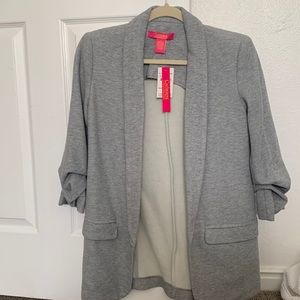 Gray blazer - brand new w/ tags